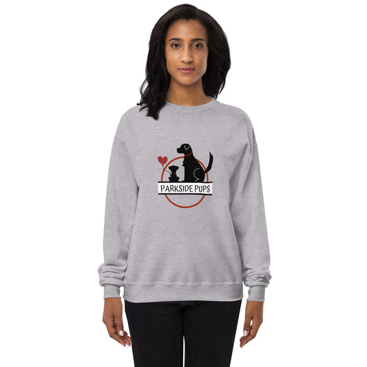 Parkside Pups: Unisex Fleece Sweatshirt