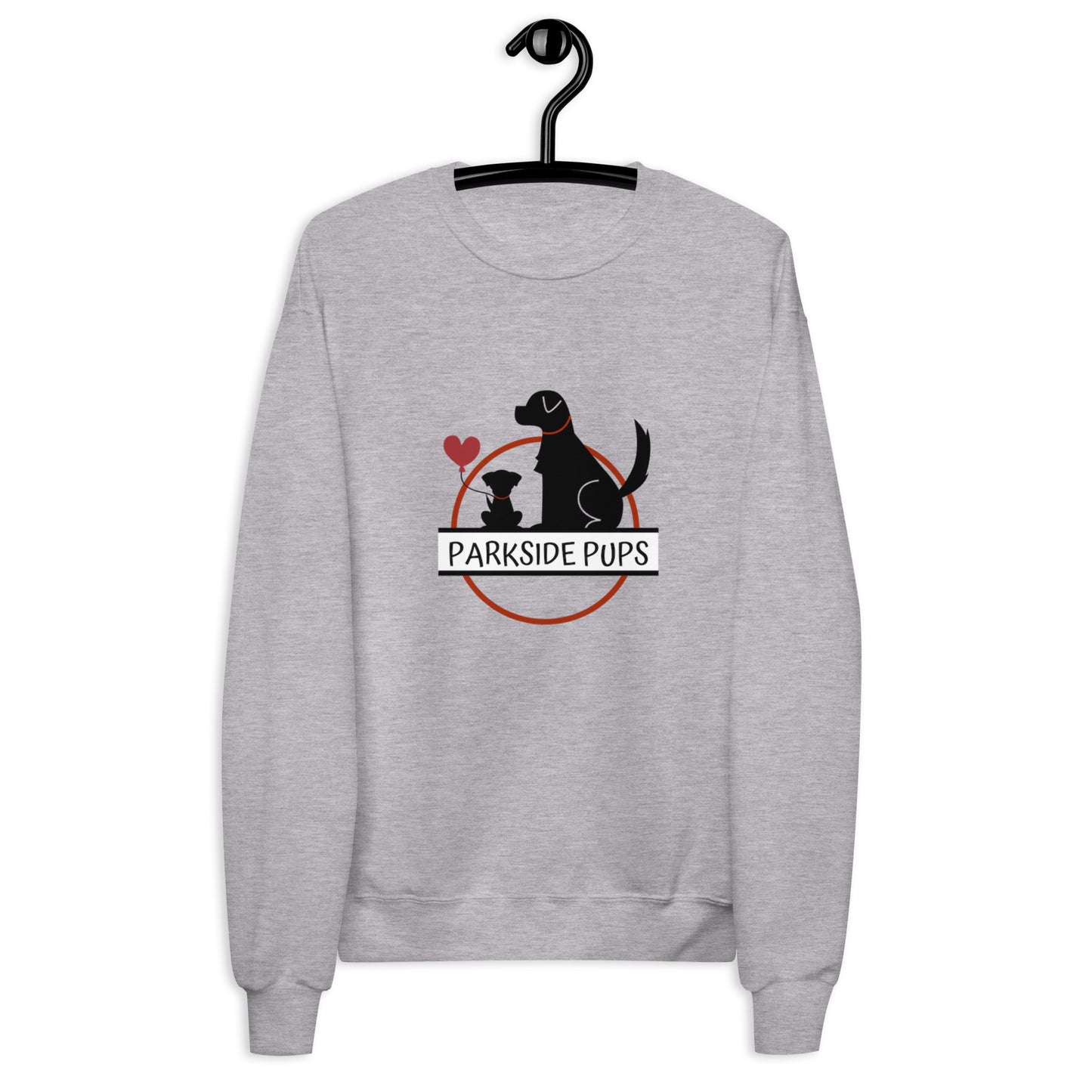 Parkside Pups: Unisex Fleece Sweatshirt