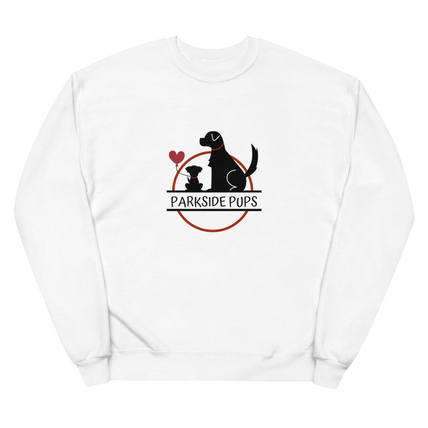 Parkside Pups: Unisex Fleece Sweatshirt